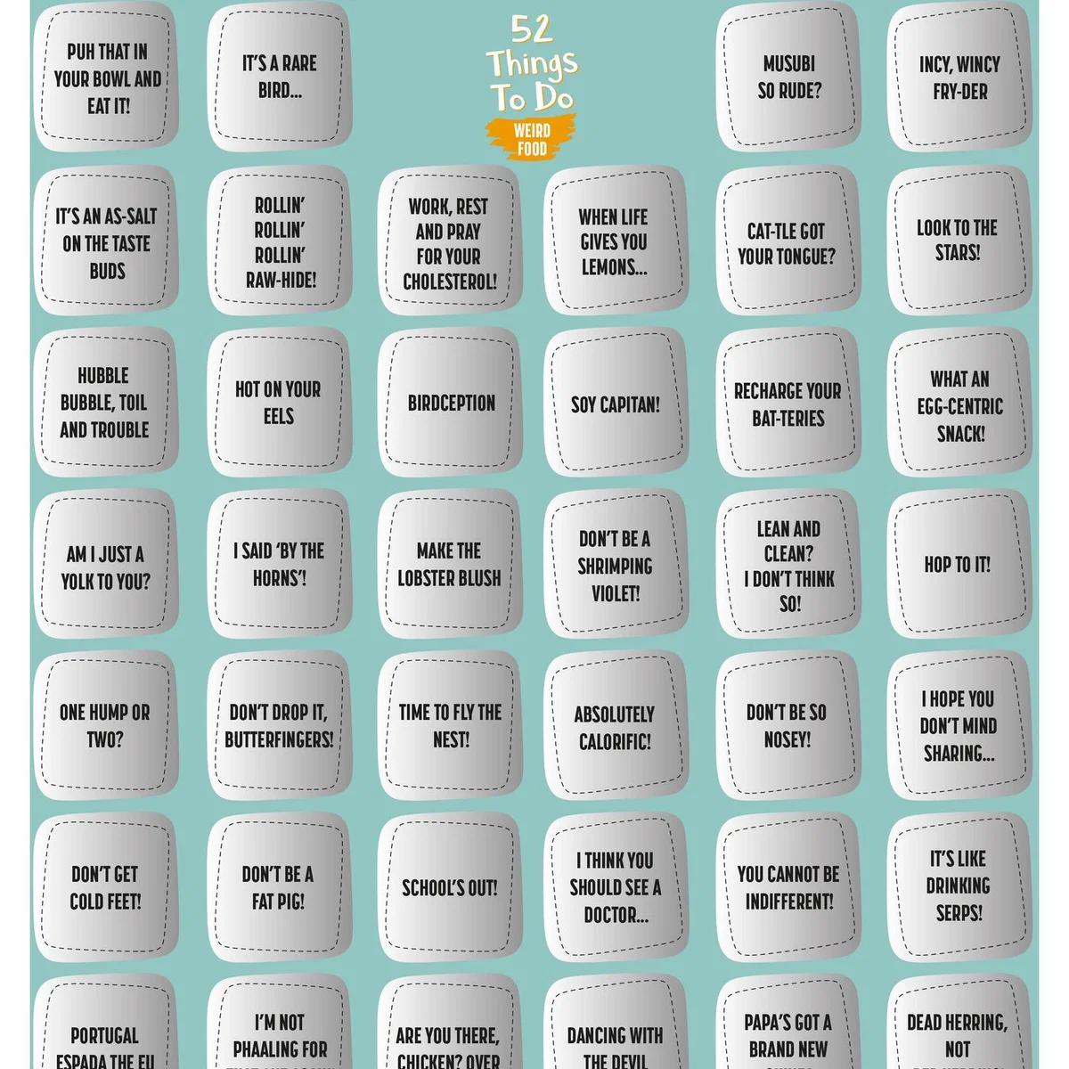 Scratch Off Foods To Try From Around The World Challenge Poster - Blue – image 5