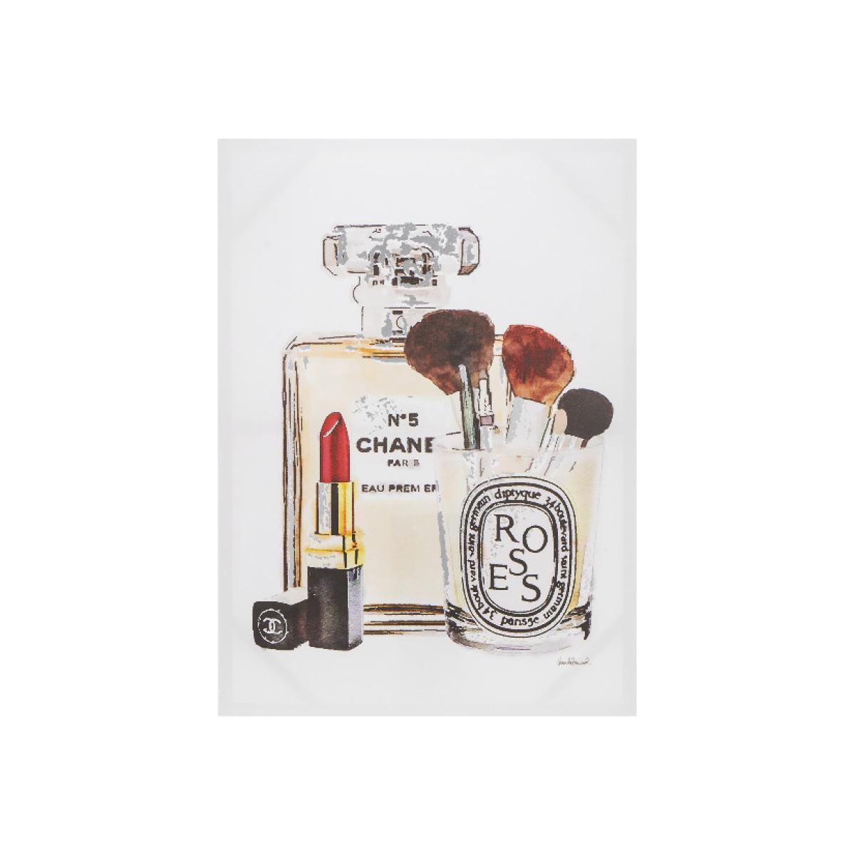 Foiled Beauty Products Canvas – image 1