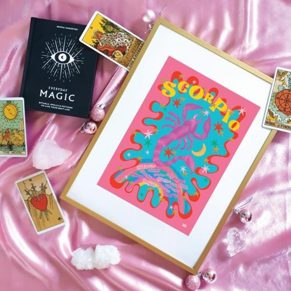 Scorpio Starsign Print - Scorpio