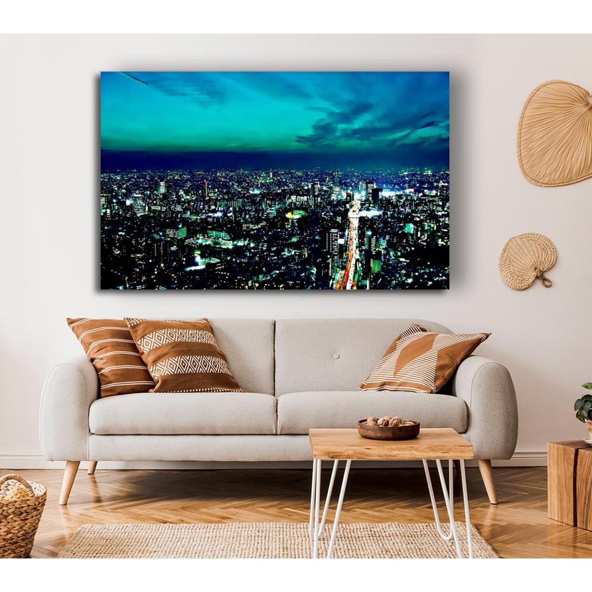 As Far As The Eye Can See Canvas Print Wall Art - Yellow / 35.56cm – image 4