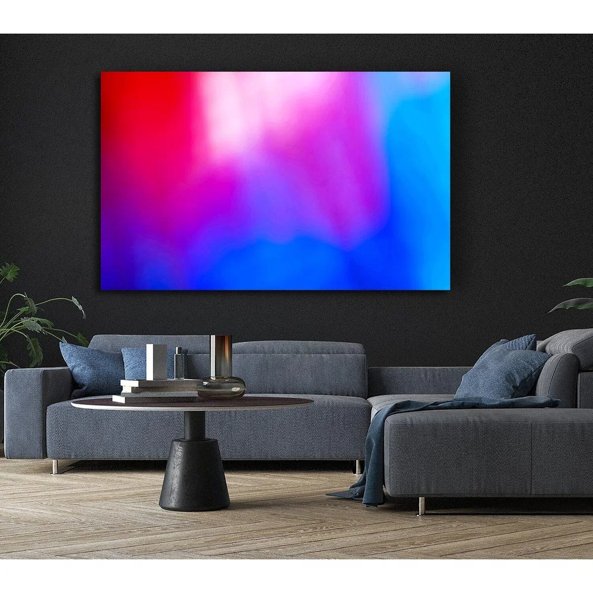 Colour Melt Canvas Print Wall Art - Yellow / 35.56cm – image 6