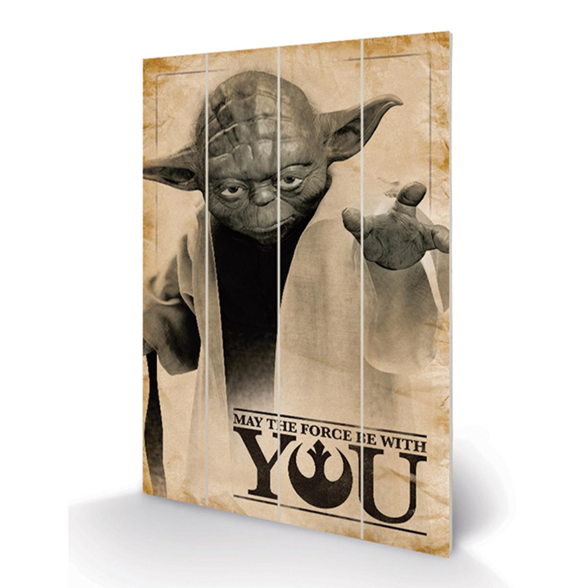 Star Wars (Yoda, May The Force Be With You) Wall Art - Colourful – image 2