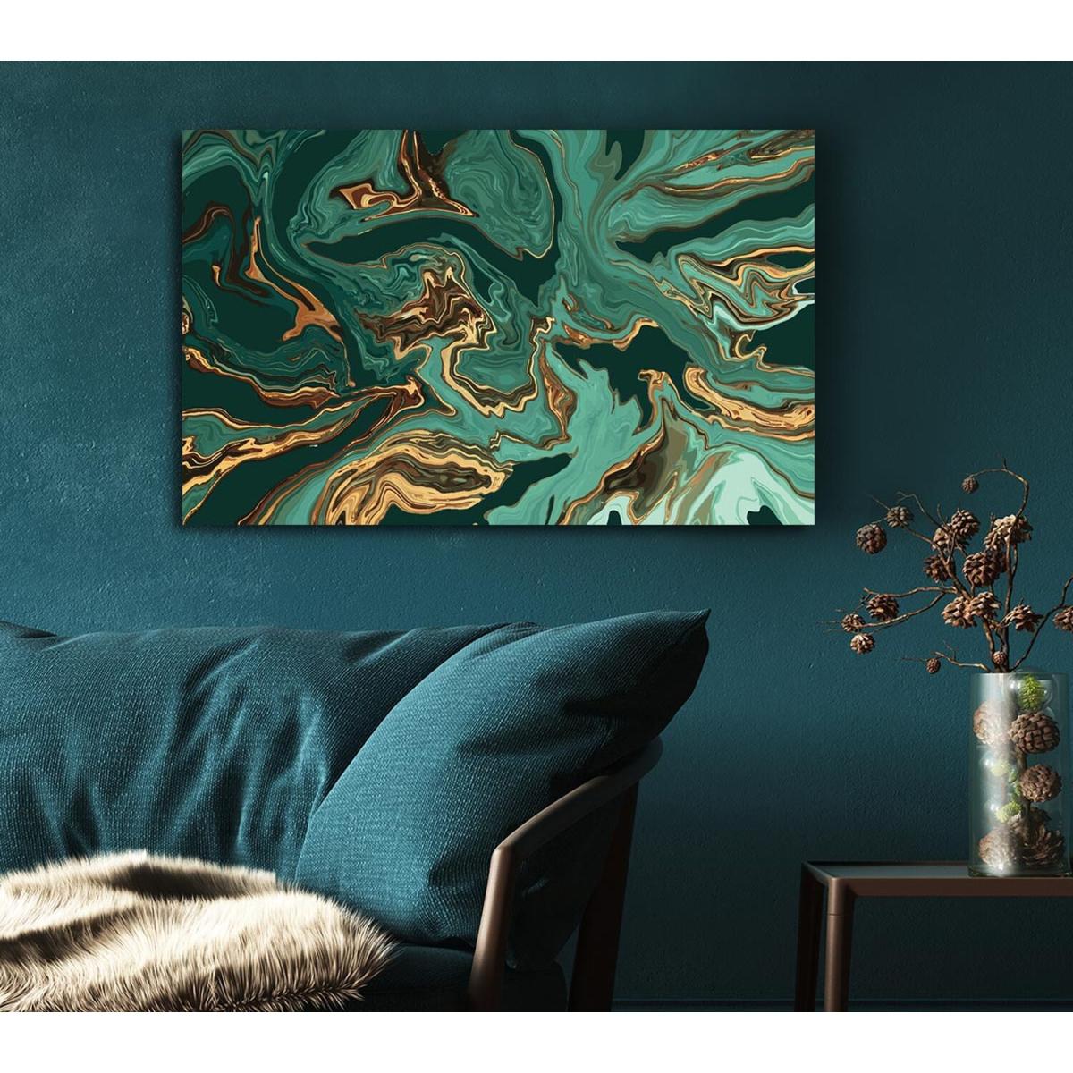 Green Fold To Gold - Yellow / Small 14 x 20 Inches – image 2