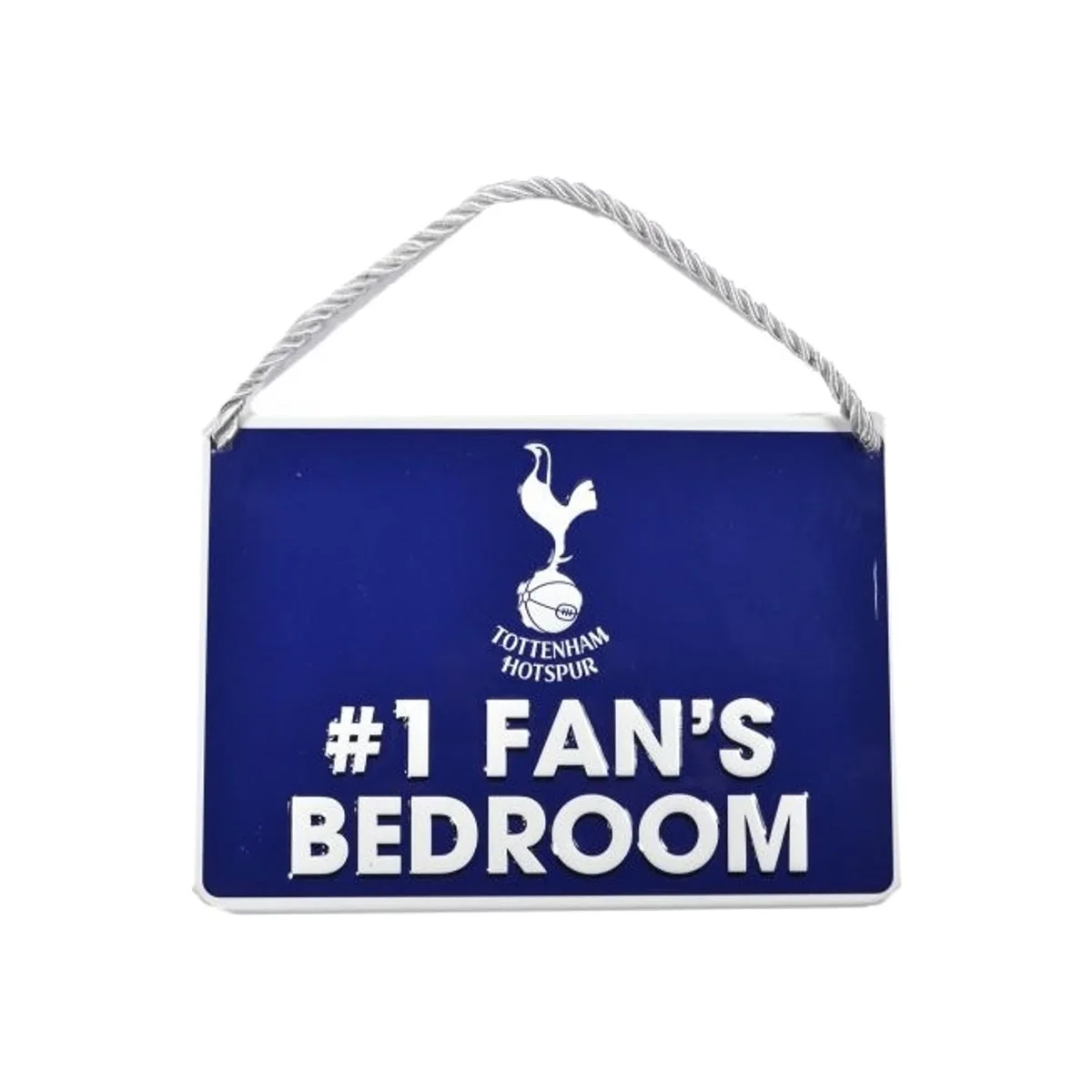 Tottenham Hotspur FC #1 Fans Bedroom Door Sign - Navy/White