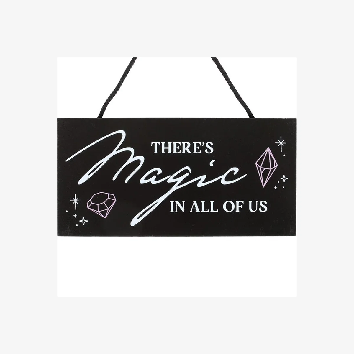 Magic Within Us Witchy Hanging Sign - Black