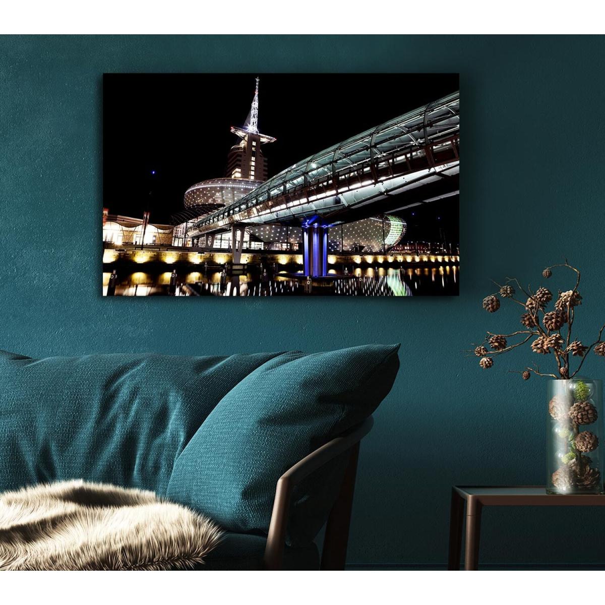 Architects Walkway Canvas Print Wall Art - Yellow / 66.04cm – image 4