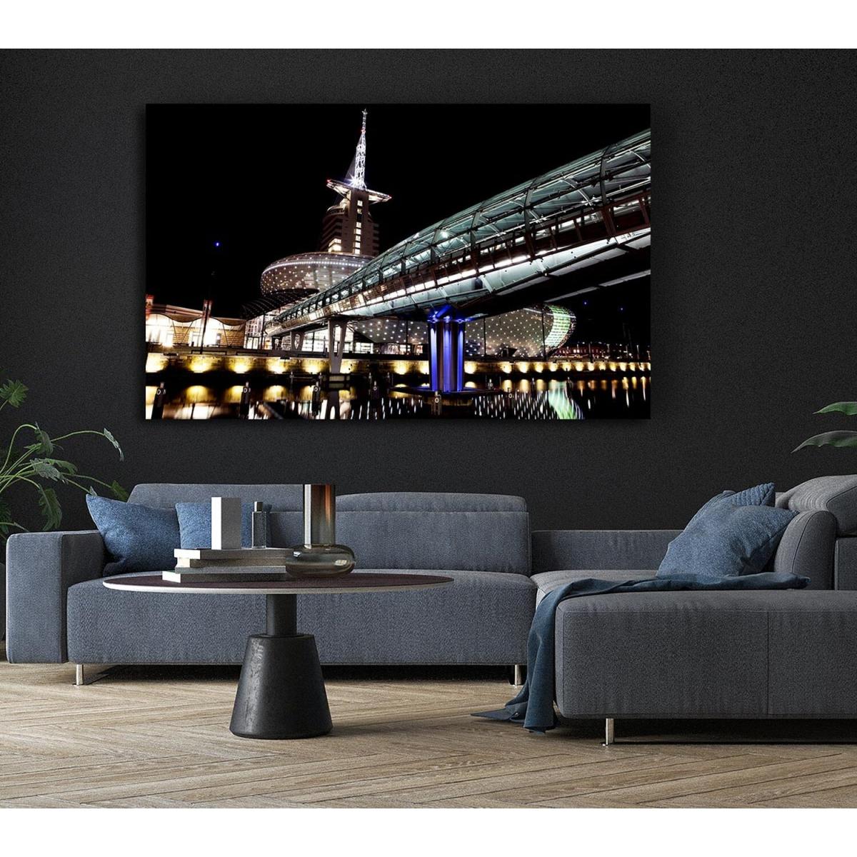 Architects Walkway Canvas Print Wall Art - Yellow / 66.04cm – image 5