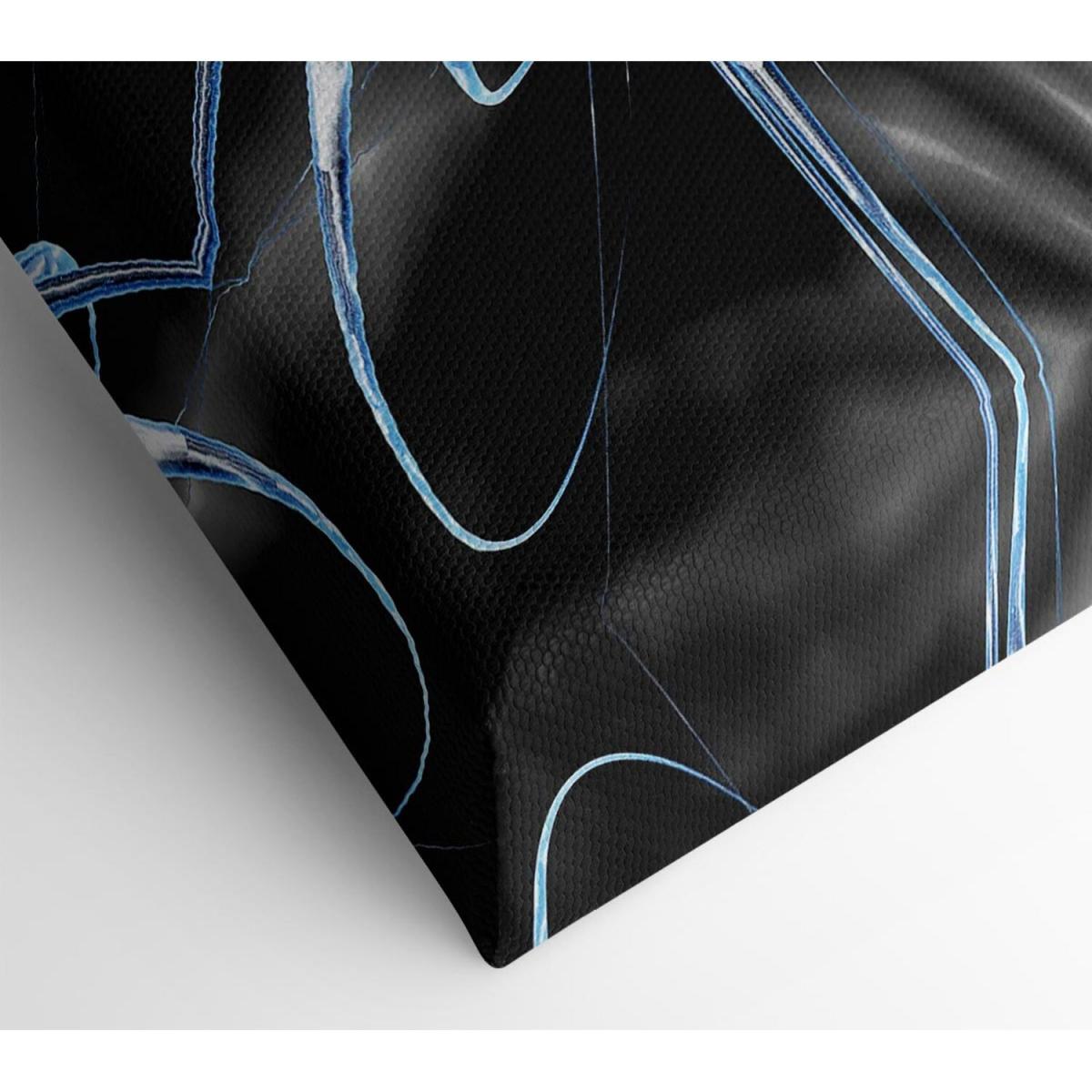 Tenticles Inverse Canvas Print Wall Art - Yellow / 66.04cm – image 2