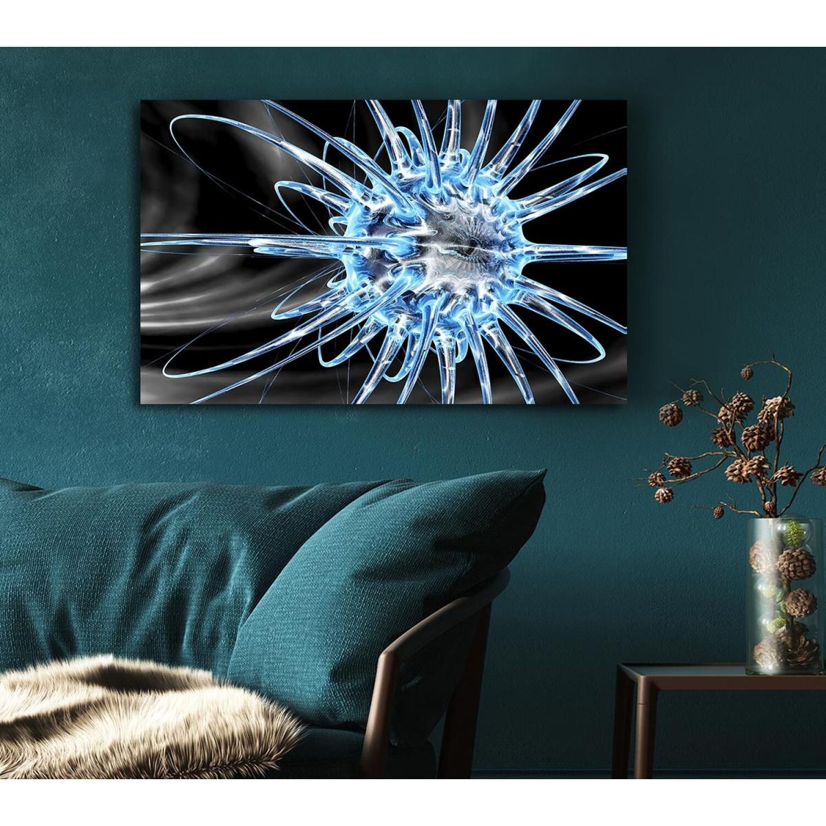 Tenticles Inverse Canvas Print Wall Art - Yellow / 66.04cm – image 5