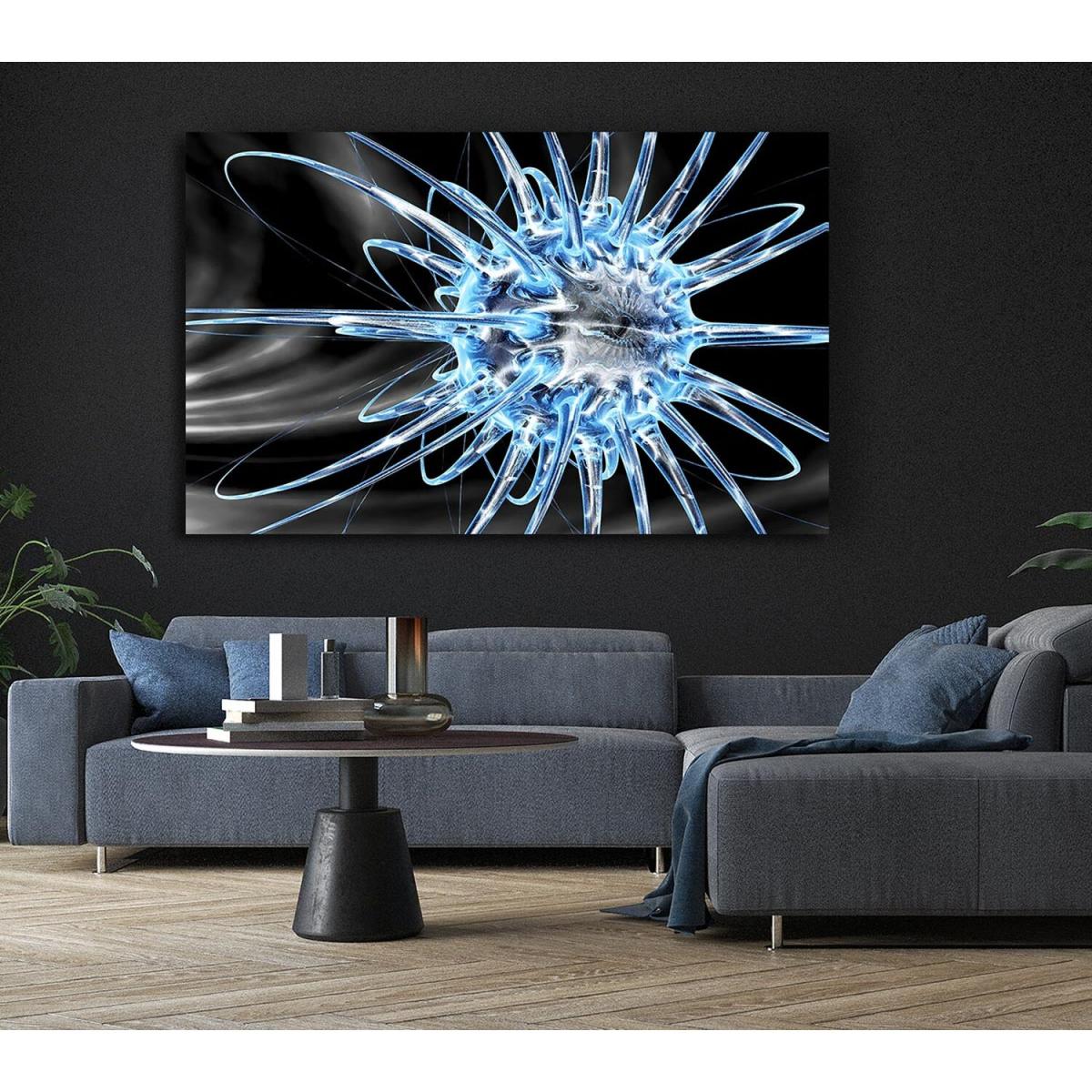 Tenticles Inverse Canvas Print Wall Art - Yellow / 66.04cm – image 6