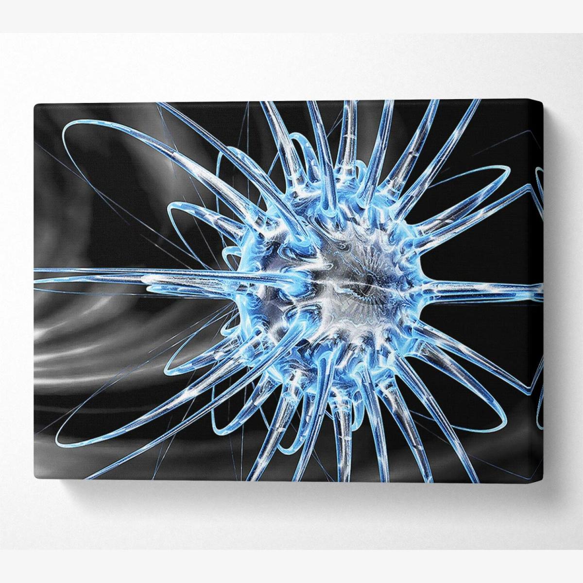 Tenticles Inverse Canvas Print Wall Art - Yellow / 66.04cm – image 1