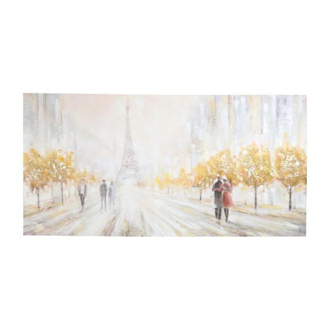 Parisian Stroll Hand Painted Canvas – image 1