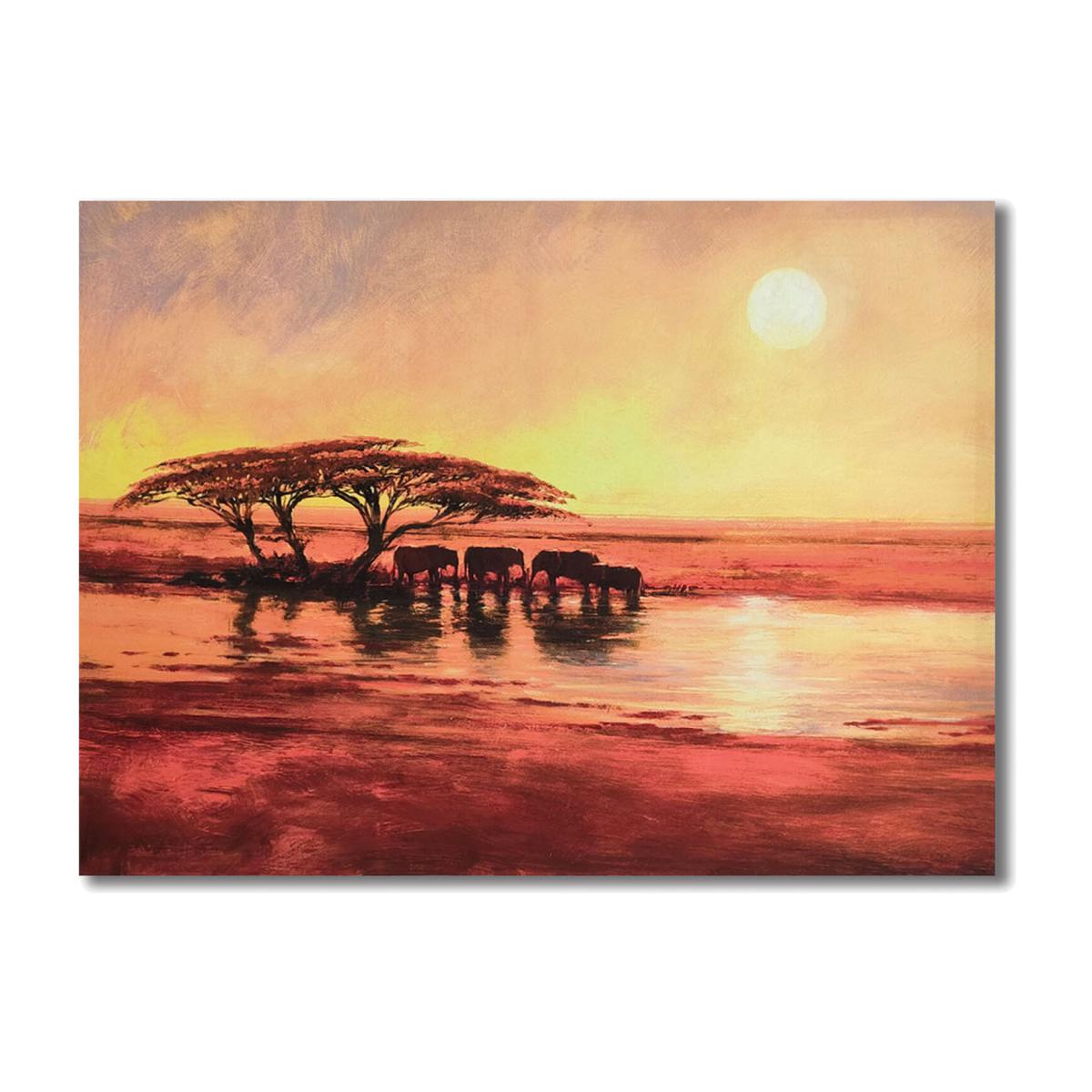 Jonathan Sanders Watering Hole Canvas