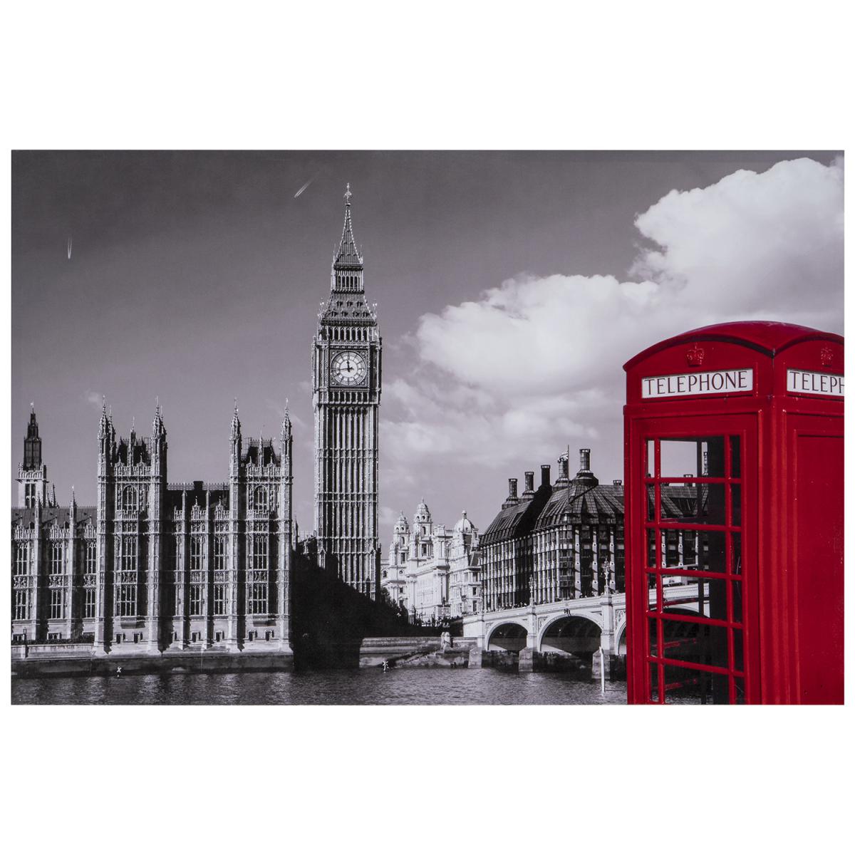 City Bridge Landscape Glitter Canvas – image 3