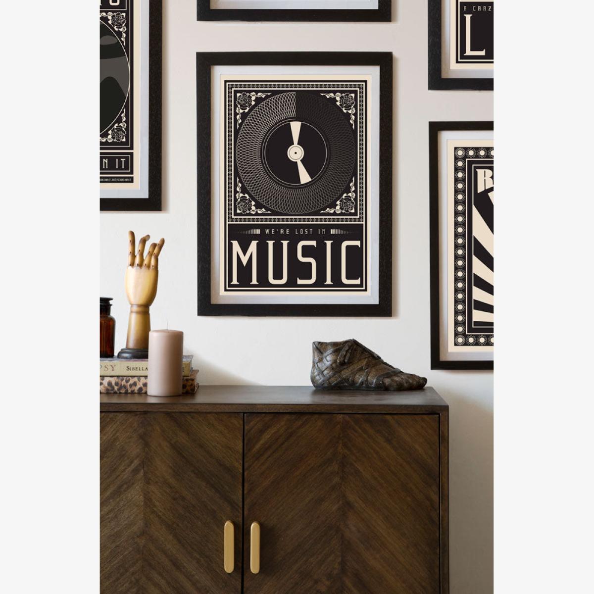 Lost In The Music Art Print - Available Framed Or Unframed – image 1
