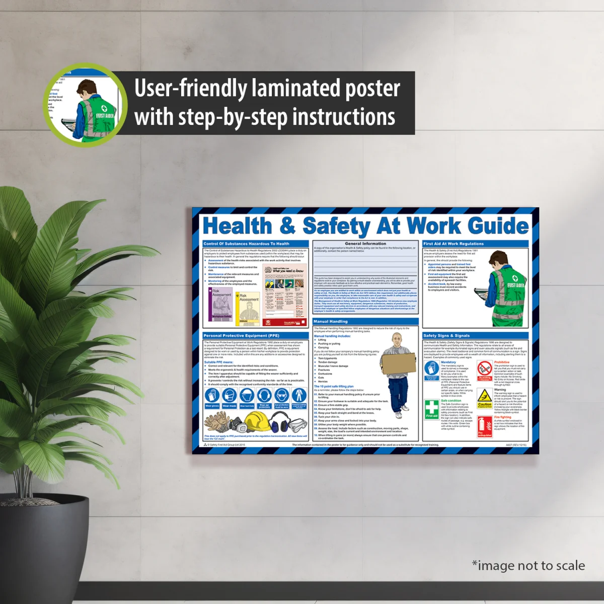 Pegdev Healthy and safety posters G - White – image 2