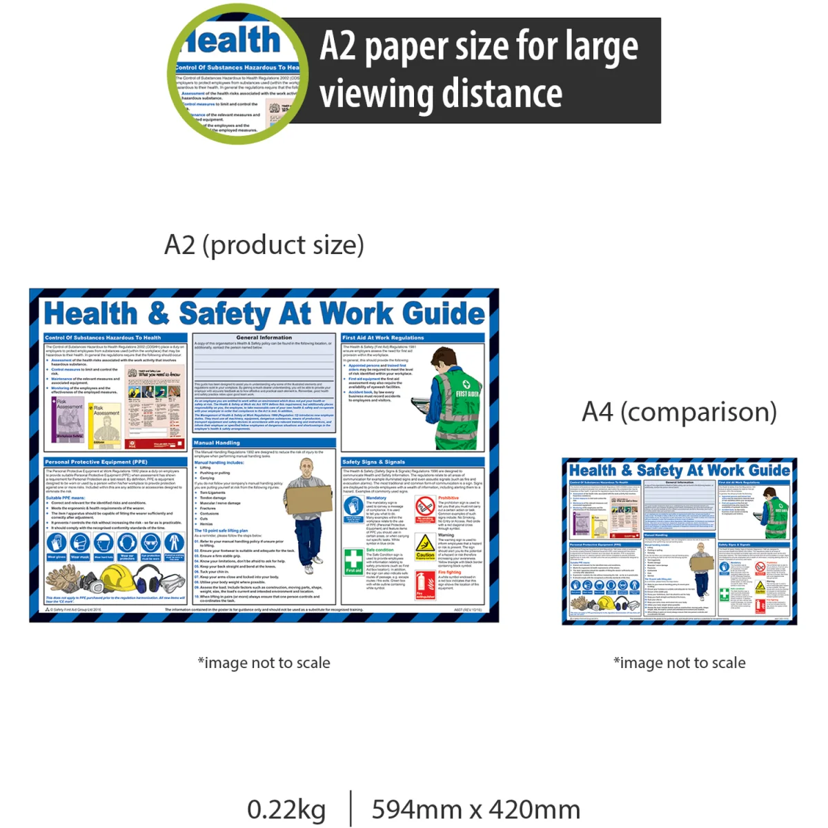 Pegdev Healthy and safety posters G - White – image 3