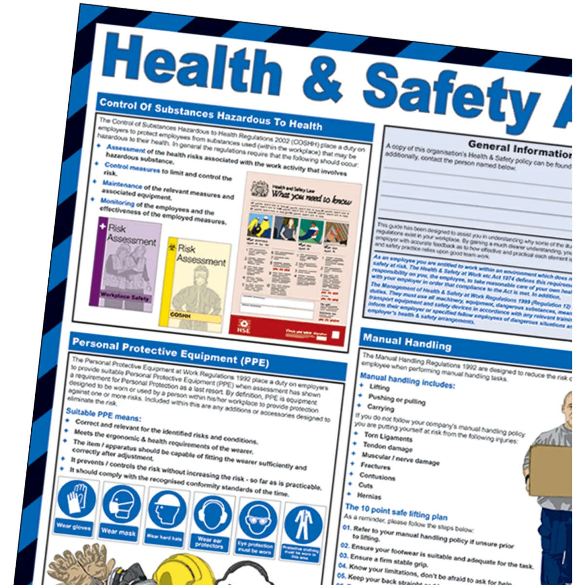Pegdev Healthy and safety posters G - White – image 4