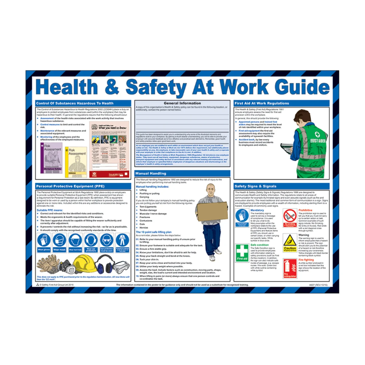 Pegdev Healthy and safety posters G - White – image 1
