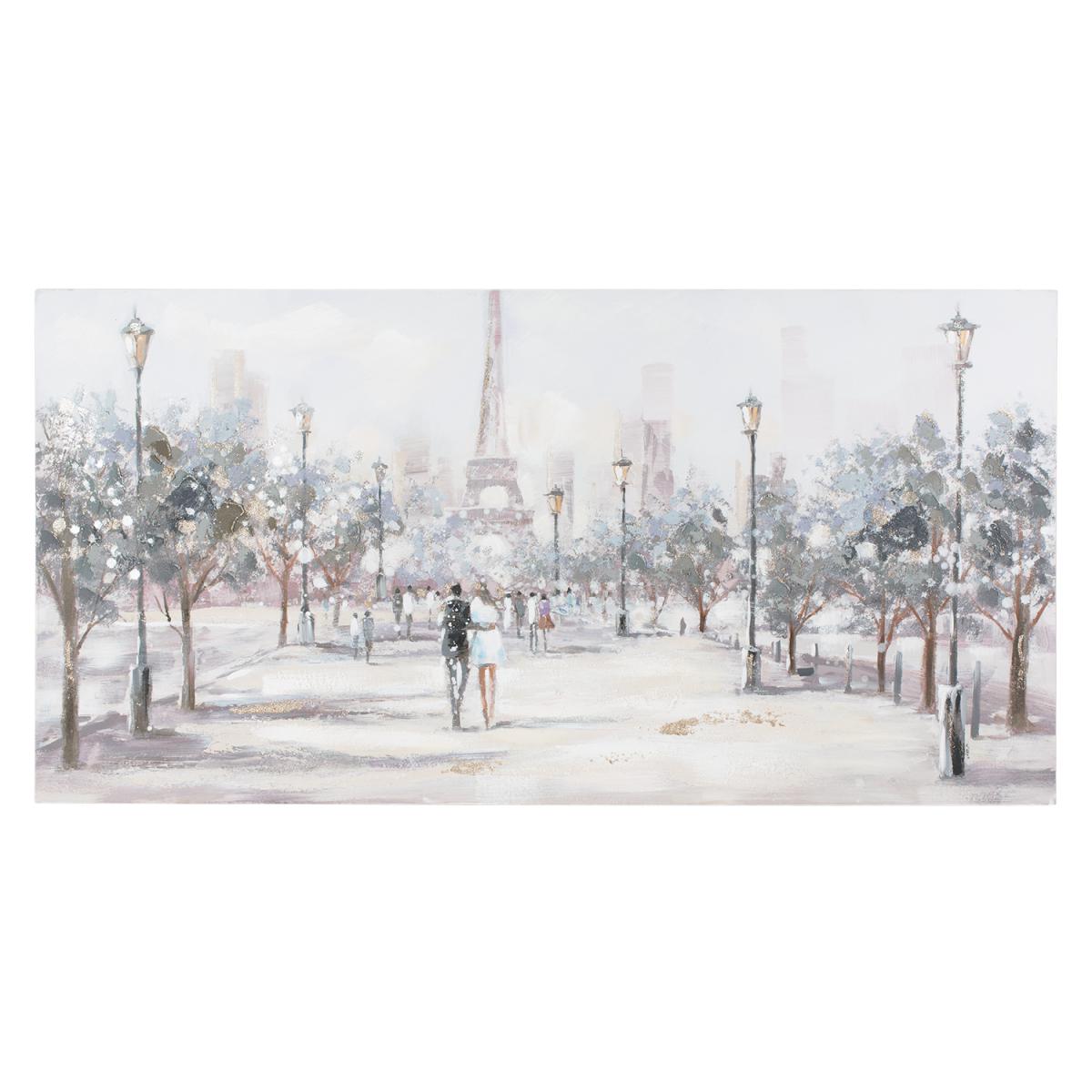 Strolling in Paris Hand Painted Canvas – image 2