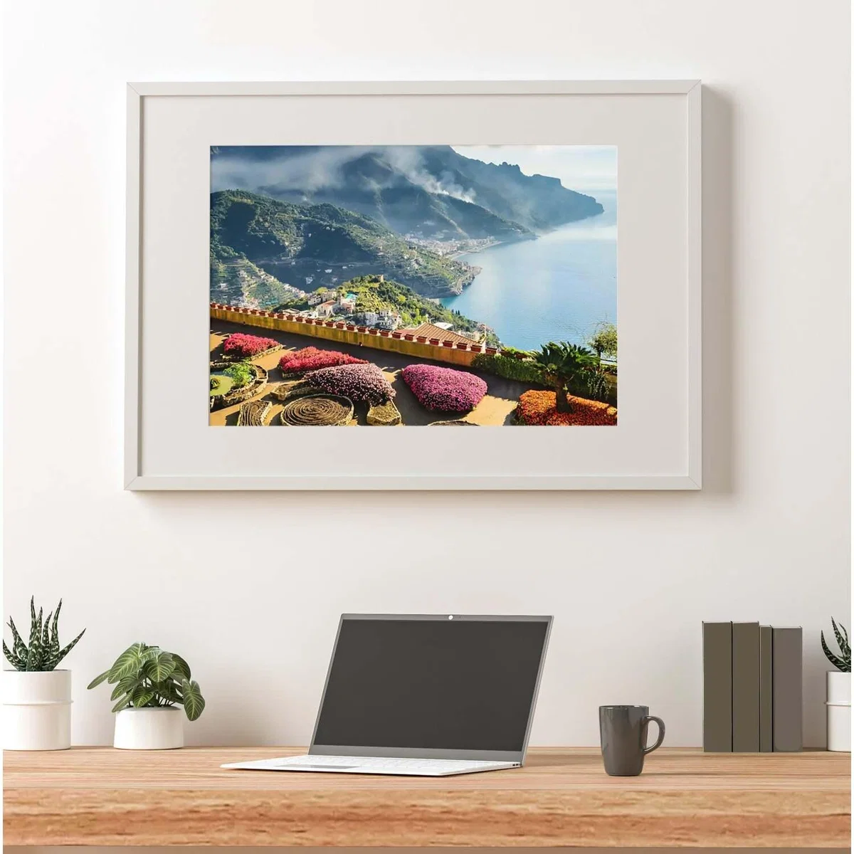 Amalfi Coast, Ravello, Italy Art Print - Blue / 29.7cm – image 2