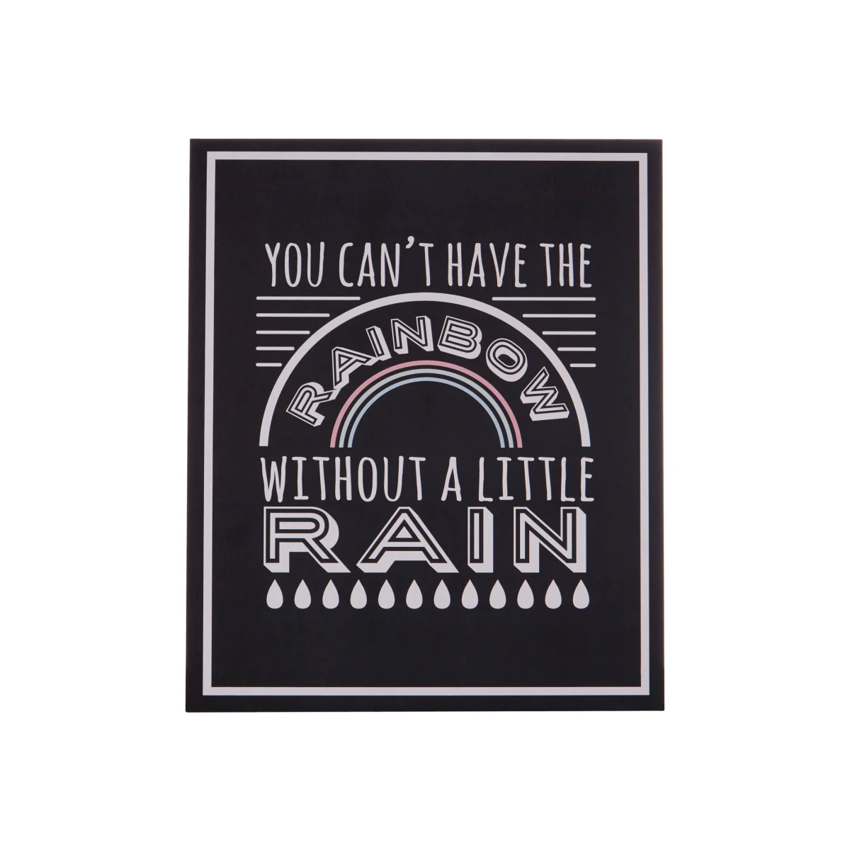 Madera Rainbow Wall Plaque - Black – image 1