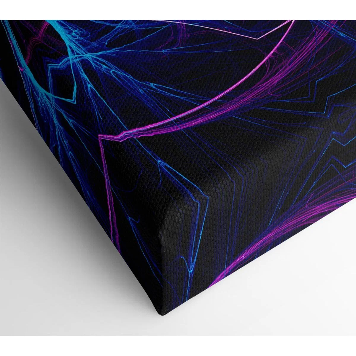 Tunnels Of Time Blue Canvas Print Wall Art - Yellow / 81.28cm – image 2