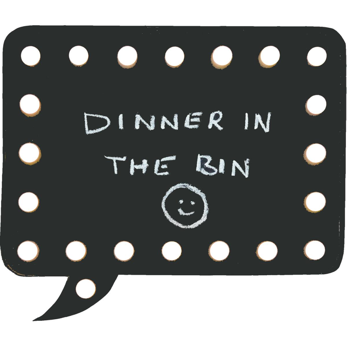 Rectangular Speech Bubble Hangable LED Light-Up Chalkboard - White – image 3