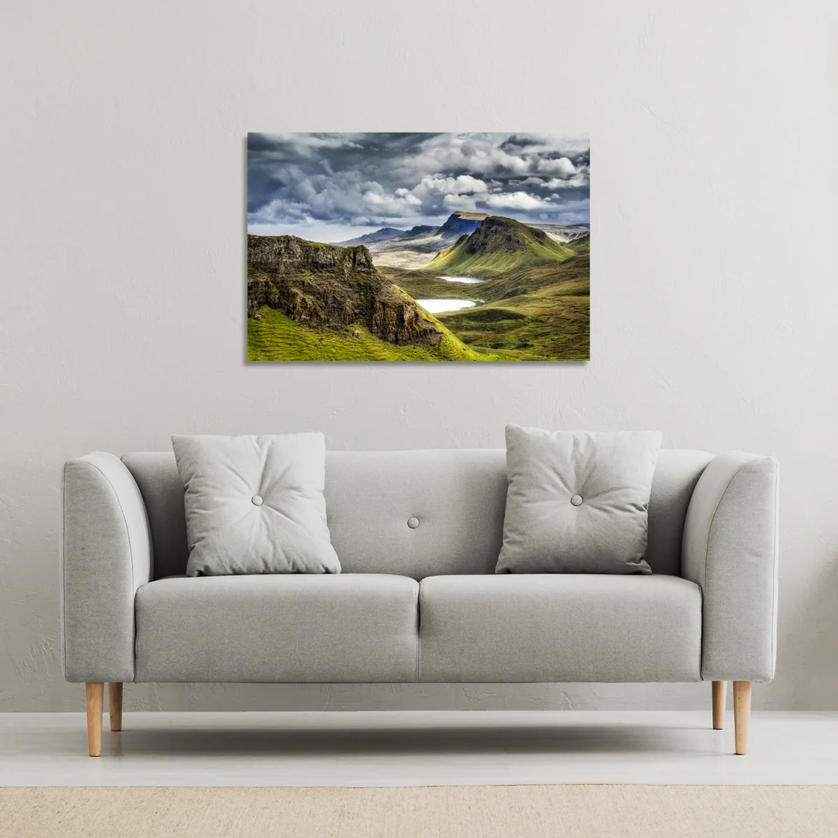Highland,Scotland Canvas Print - Blue / 101cm / 77cm – image 2