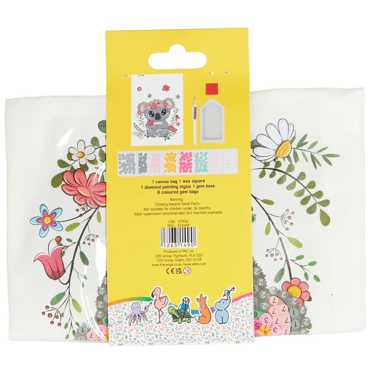 Diamond Painting Kids Canvas Bag – image 3