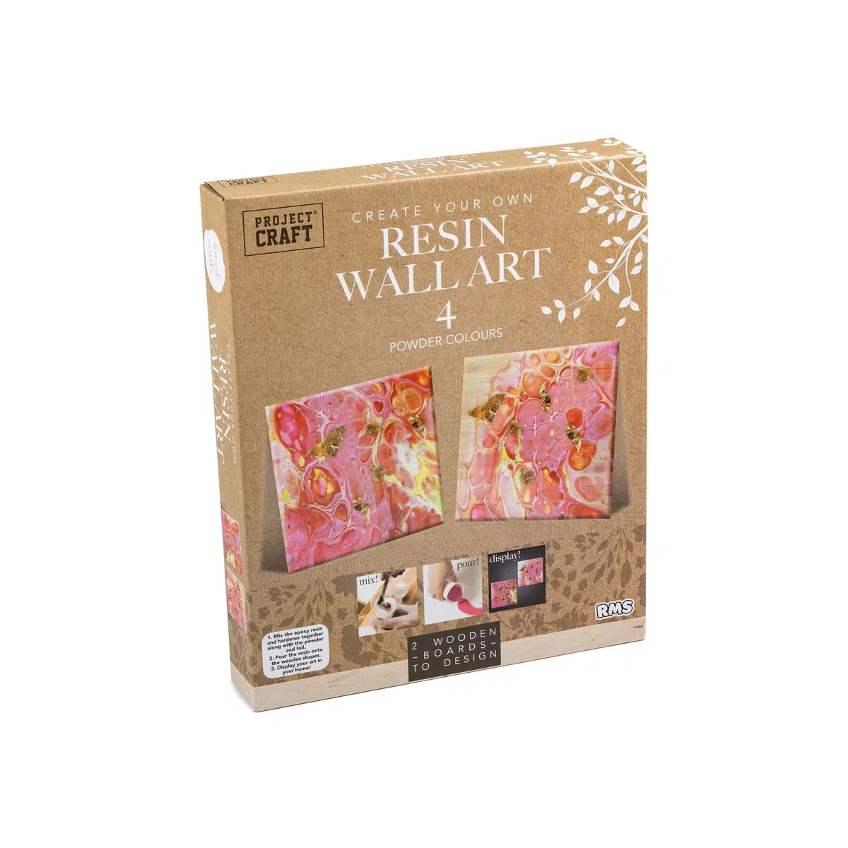 Pour Your Own Resin Wall Art - Multicolour