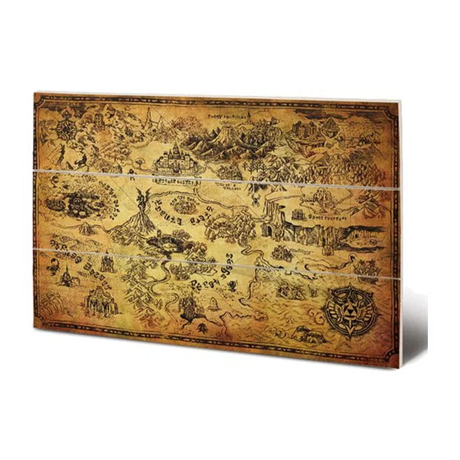 The Legend Of Zelda (Map) Wall Art – image 1