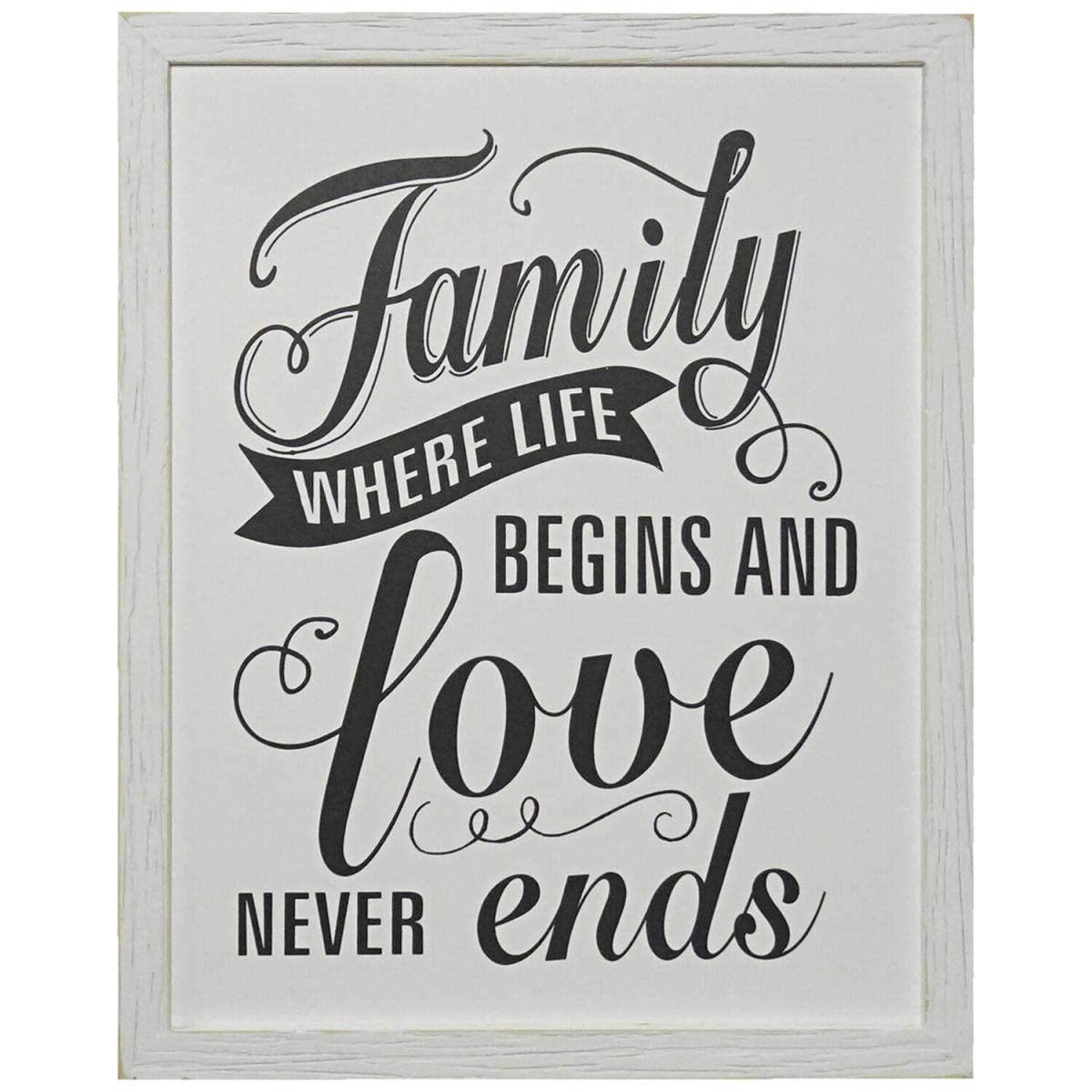 Family Home Framed Wall Plaque - White – image 3