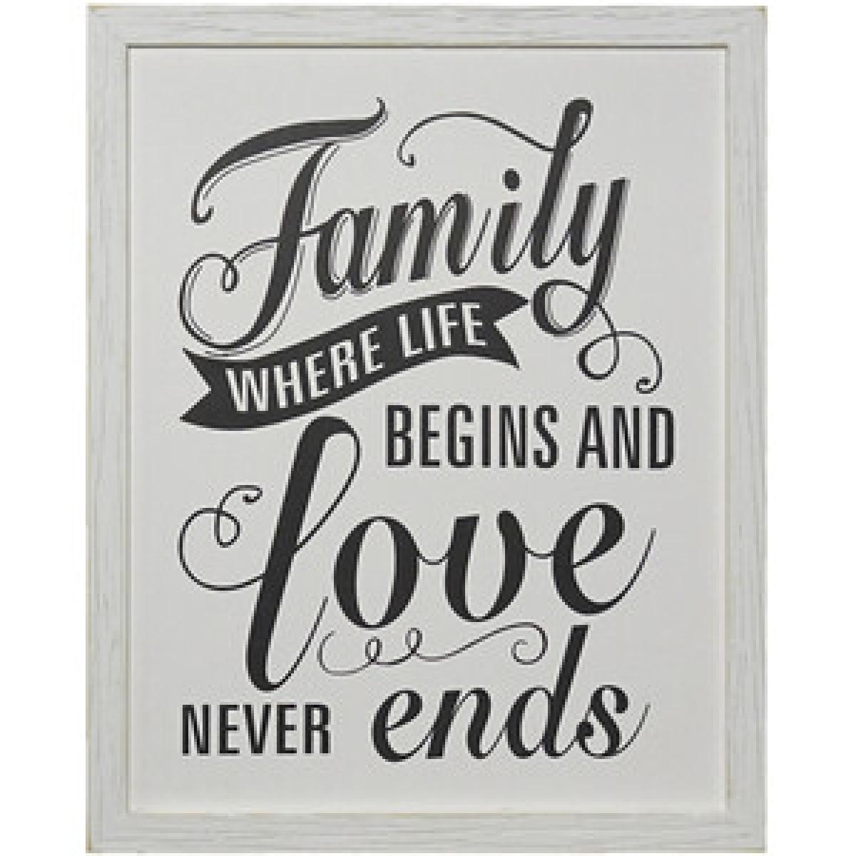Family Home Framed Wall Plaque - White – image 5