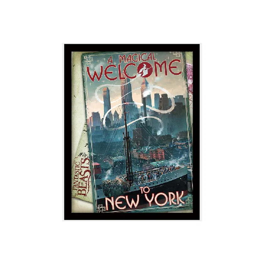 Fantastic Beasts (New York) Framed Print – image 1