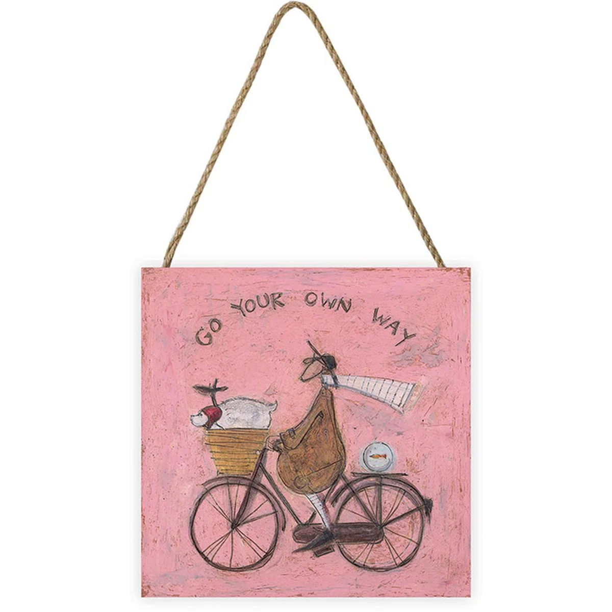 Sam Toft (Go Your Own Way) Wooden Block - White – image 2
