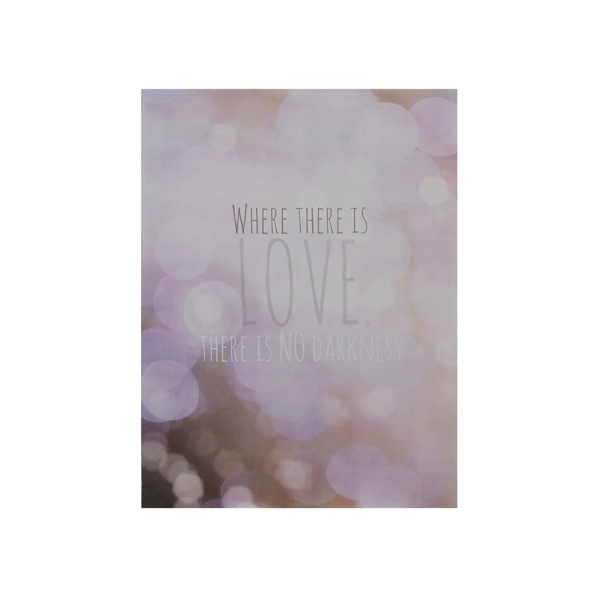 Madera Where There Is Love Wall Plaque - Pink