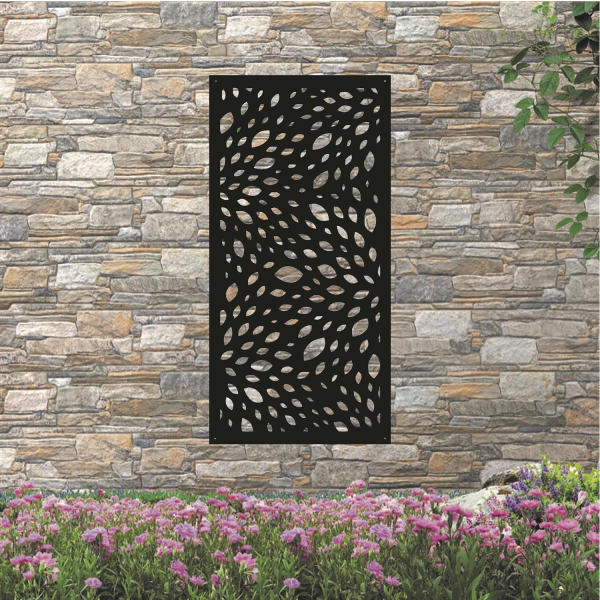 Bull Rush Screen Metal Wall Art - White – image 2