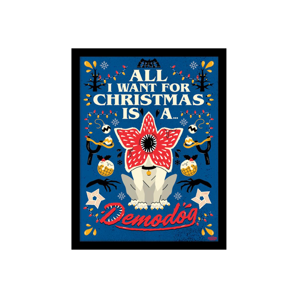 Stranger Things (All I Want For Christmas) Framed Print – image 1