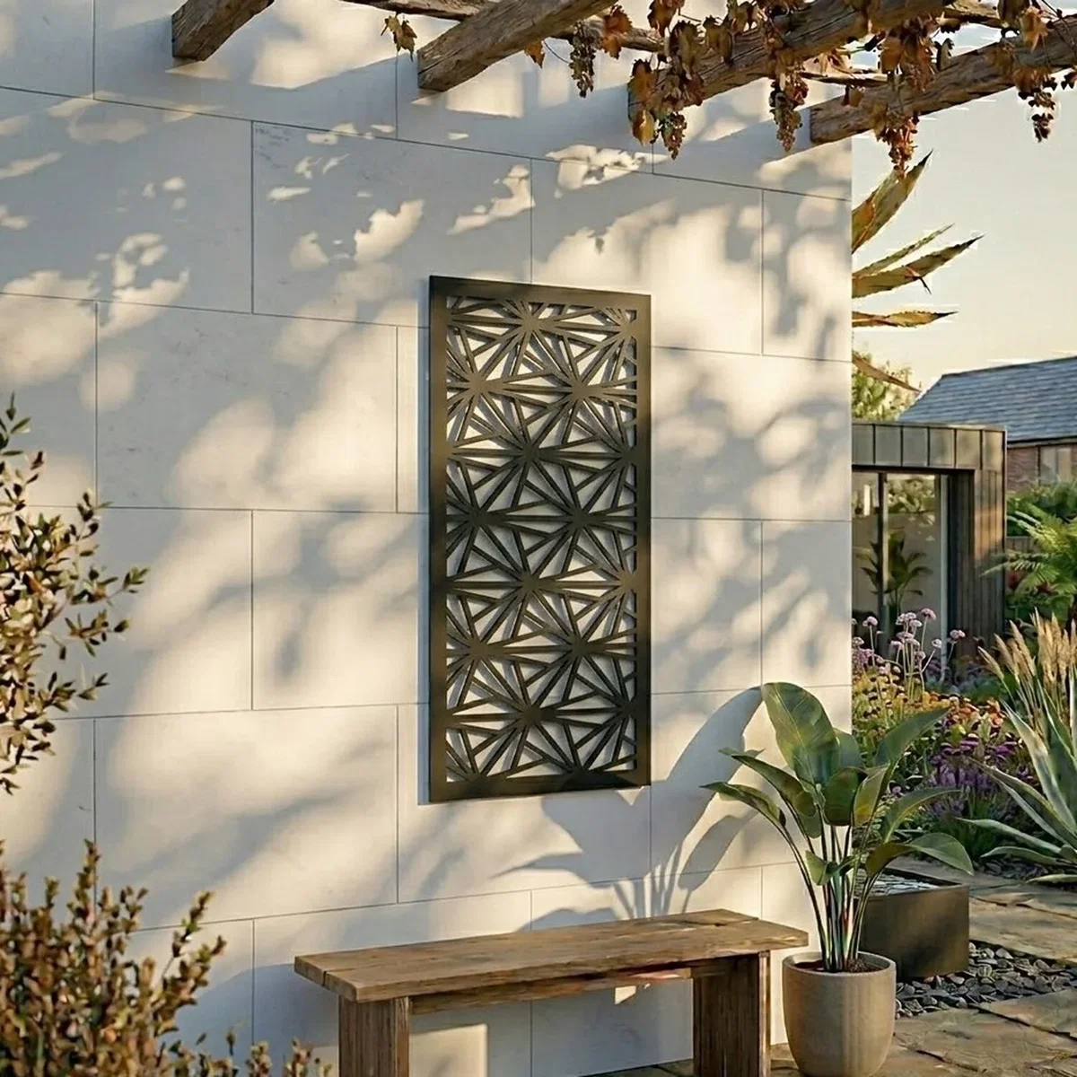 Uton Screen Metal Wall Art  - Black – image 2