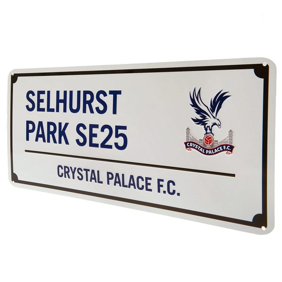 Crystal Palace FC Selhurst Park SE25 Plaque - White/Blue – image 2