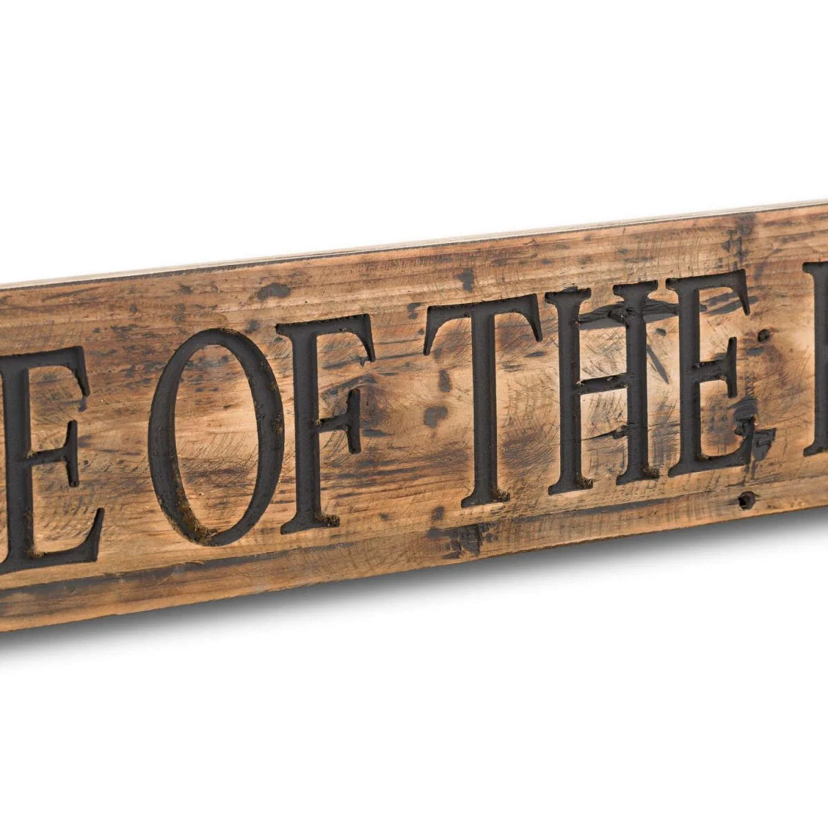 Beware of the Kids Rustic Wooden Message Plaque Humorous Sign - Brown – image 2