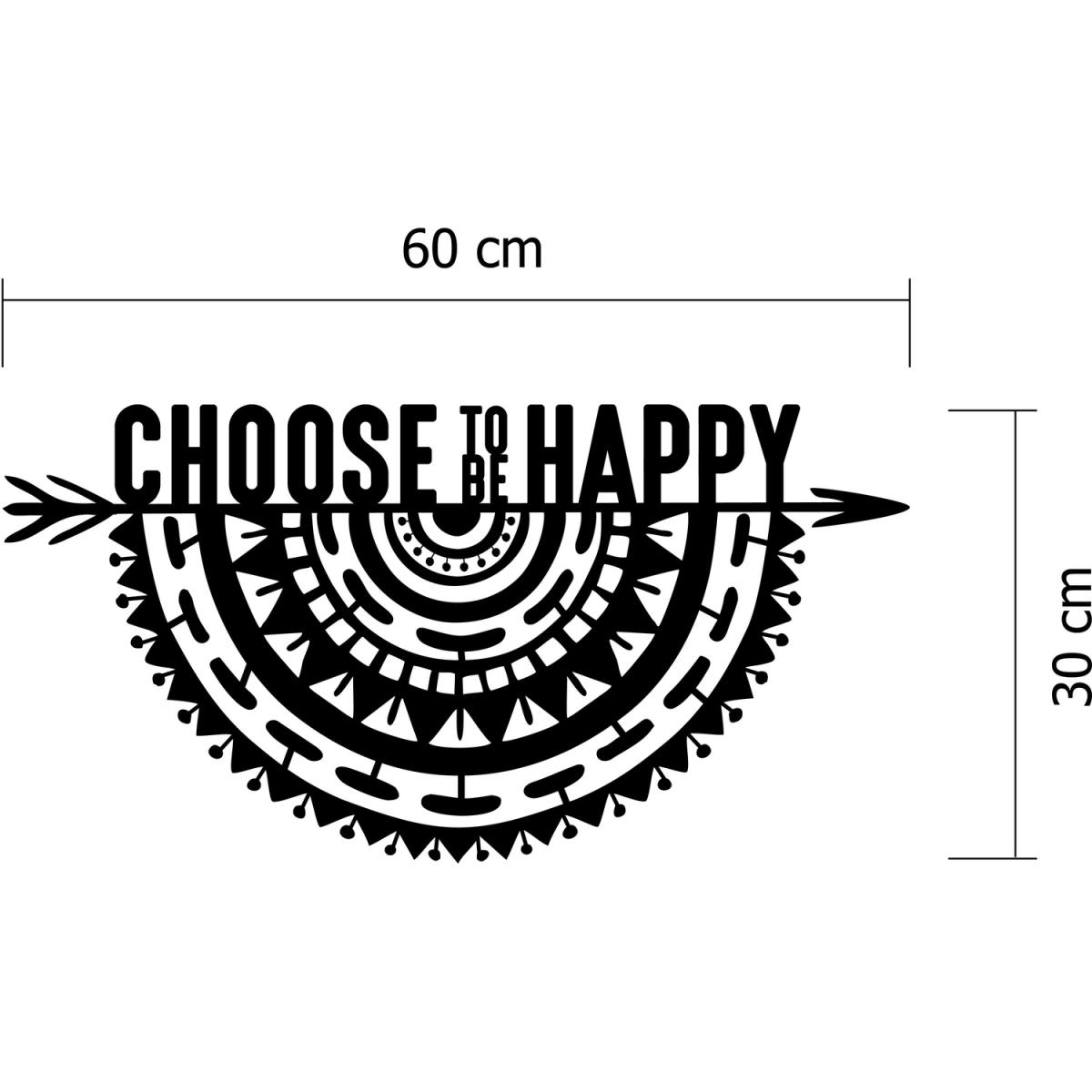 Choose to Be  Wall Art Metal Decorative Object - Black - Black – image 3
