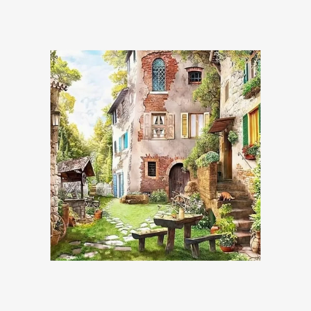 Wishing Well Painting by Numbers - Multi – image 1