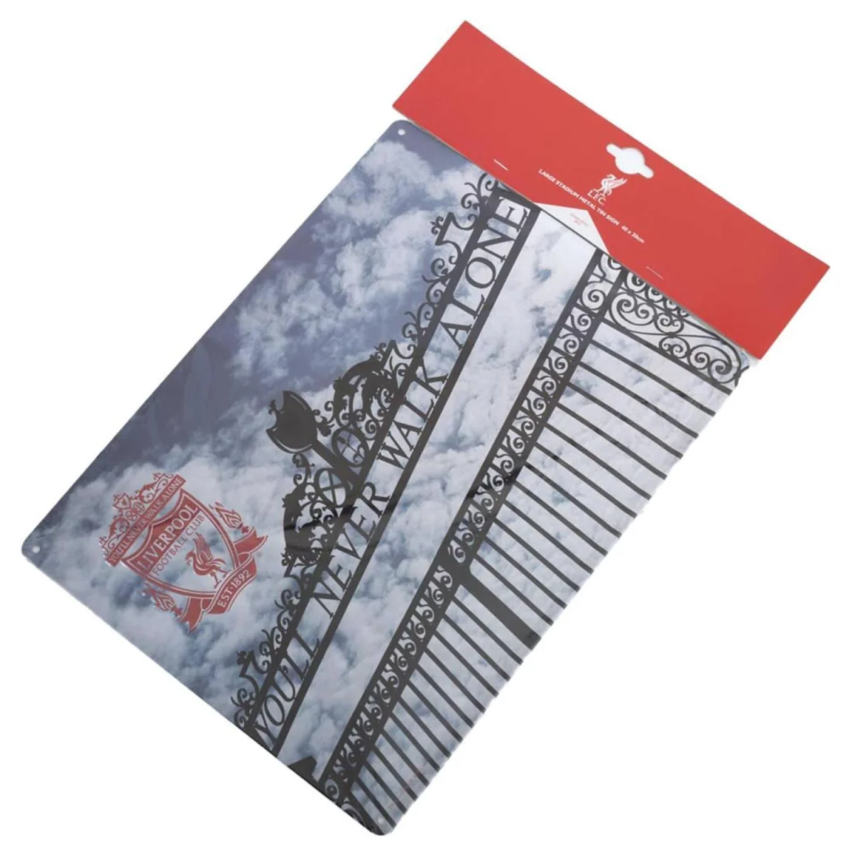 Liverpool FC Metal Shankly Gates Sign - Black/Blue/Red Brown – image 2