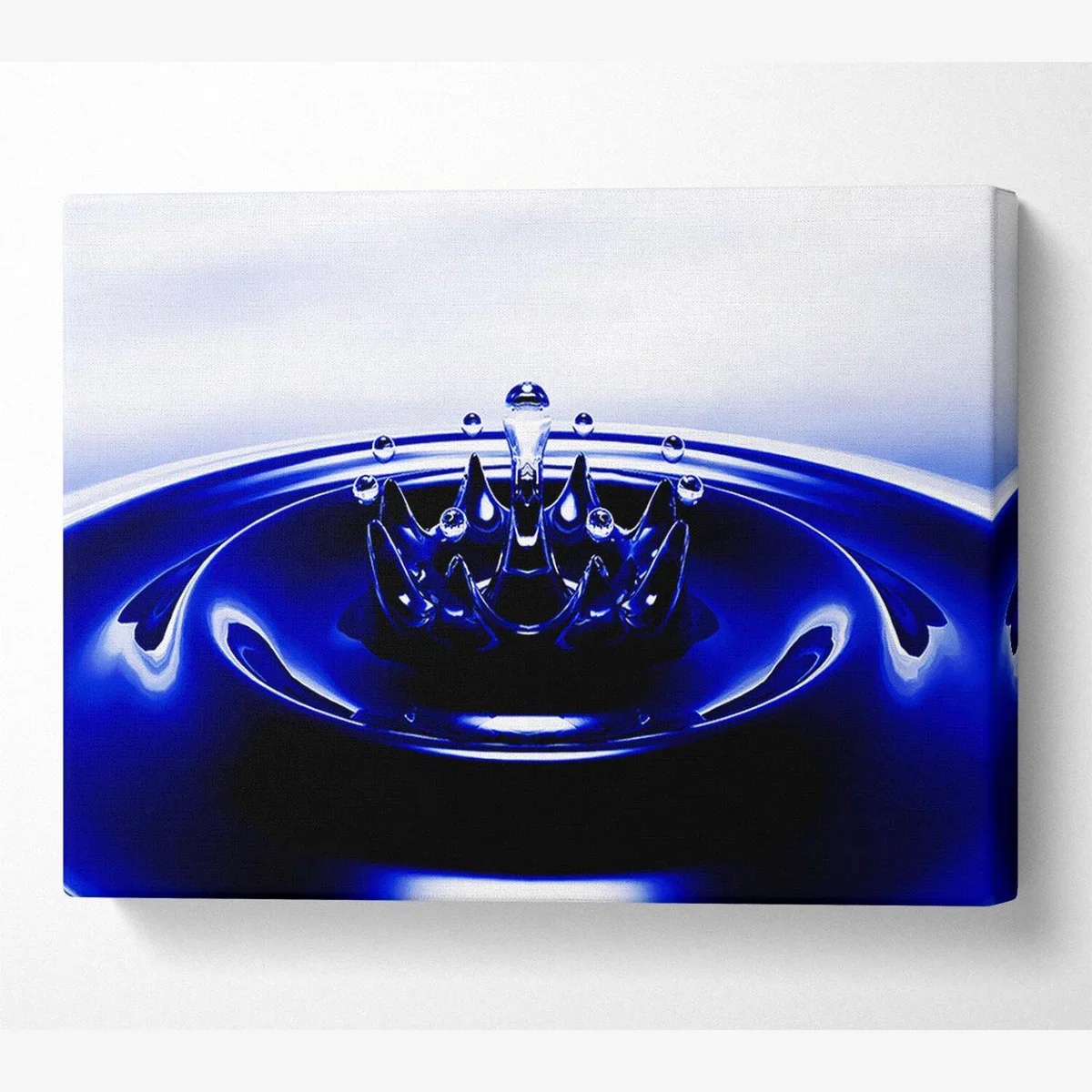 Rippled Emergance Canvas Print Wall Art - Yellow / 35.56cm – image 1