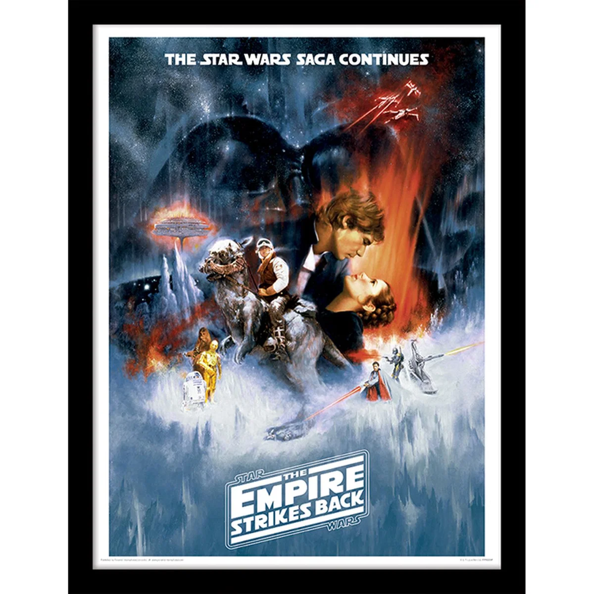 Star Wars The Empire Strikes Back (One Sheet) Framed Print – image 2