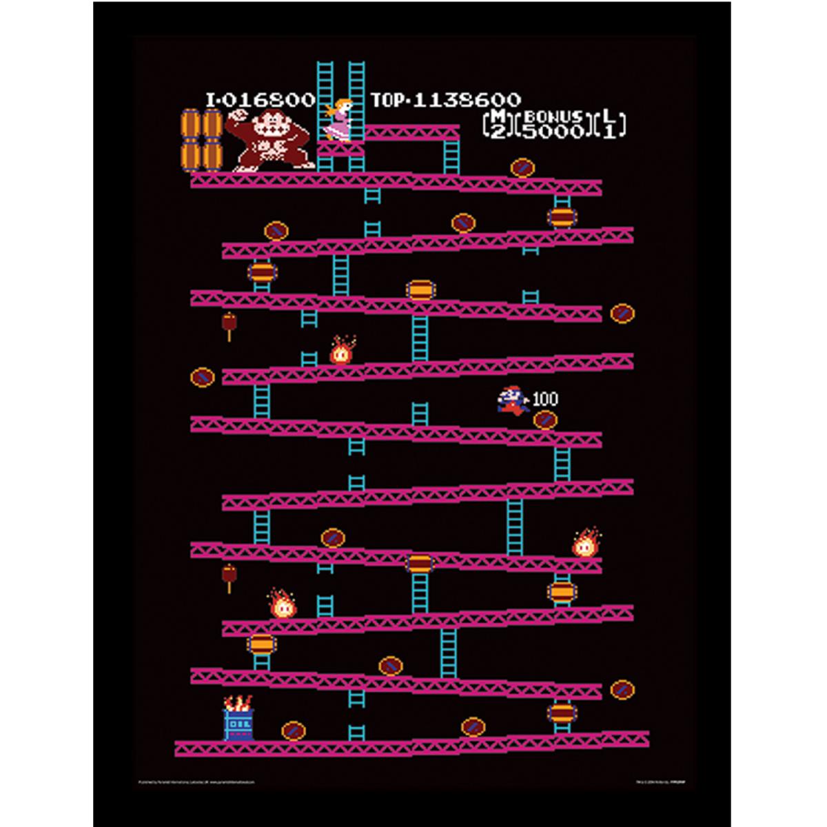 Donkey Kong (NES) Framed Print – image 2