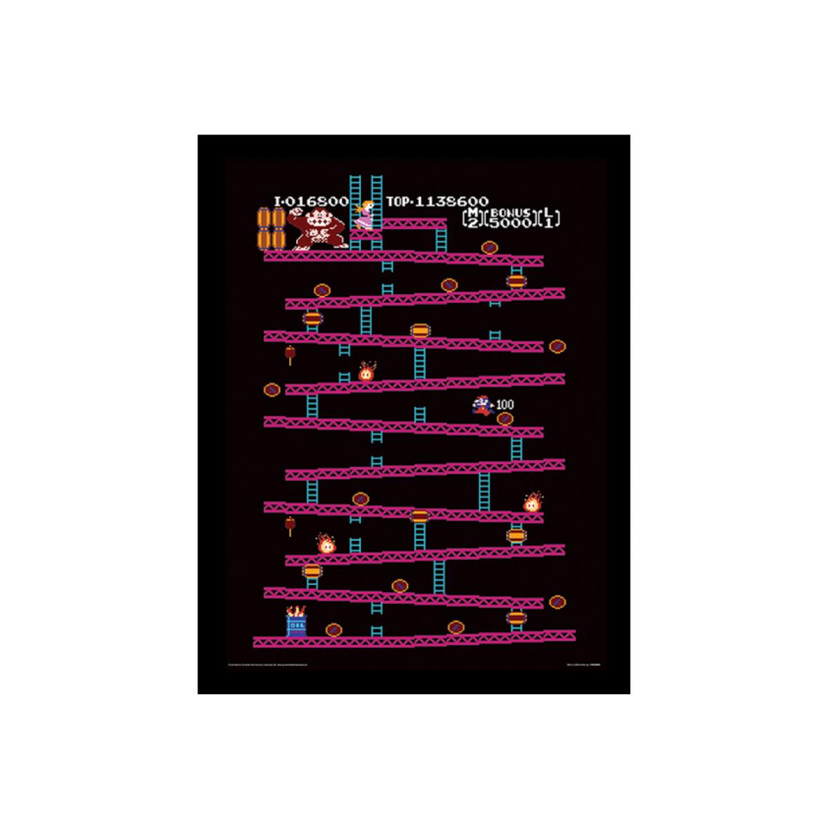 Donkey Kong (NES) Framed Print – image 1