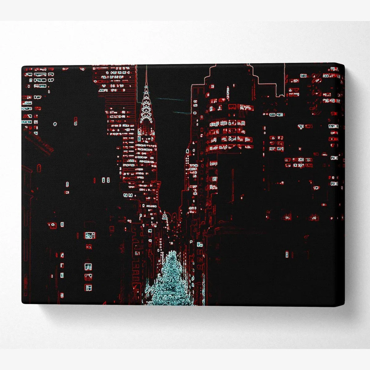 New York 5Th Avenue Canvas Print Wall Art - Yellow / 50.8cm – image 1
